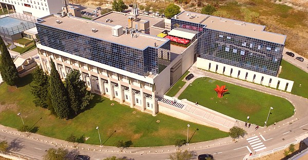 Aerial view of Faculty building